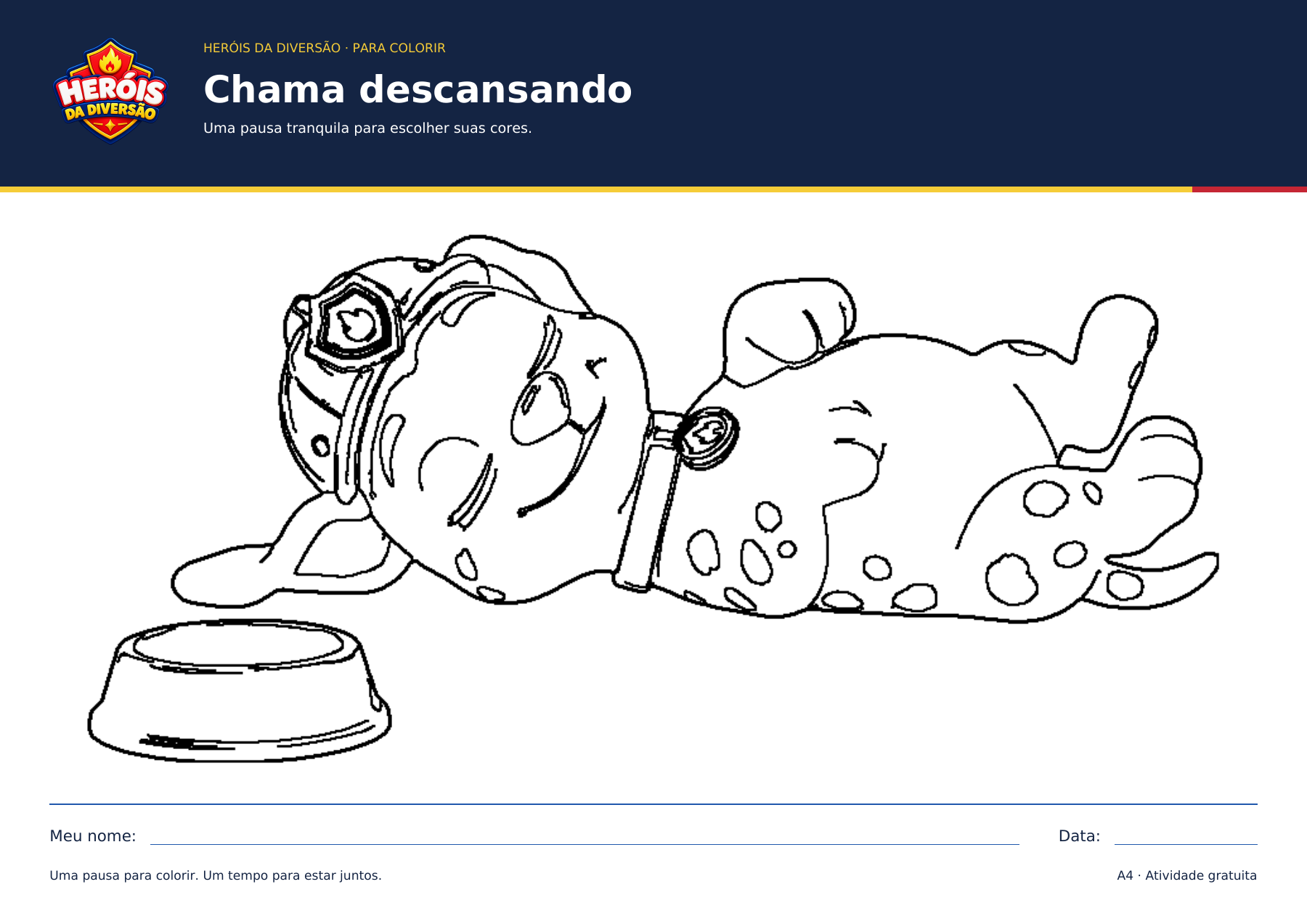 Prévia de Chama descansando