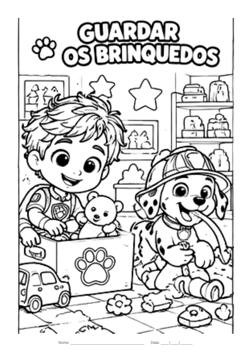 Prévia de Guardar os Brinquedos