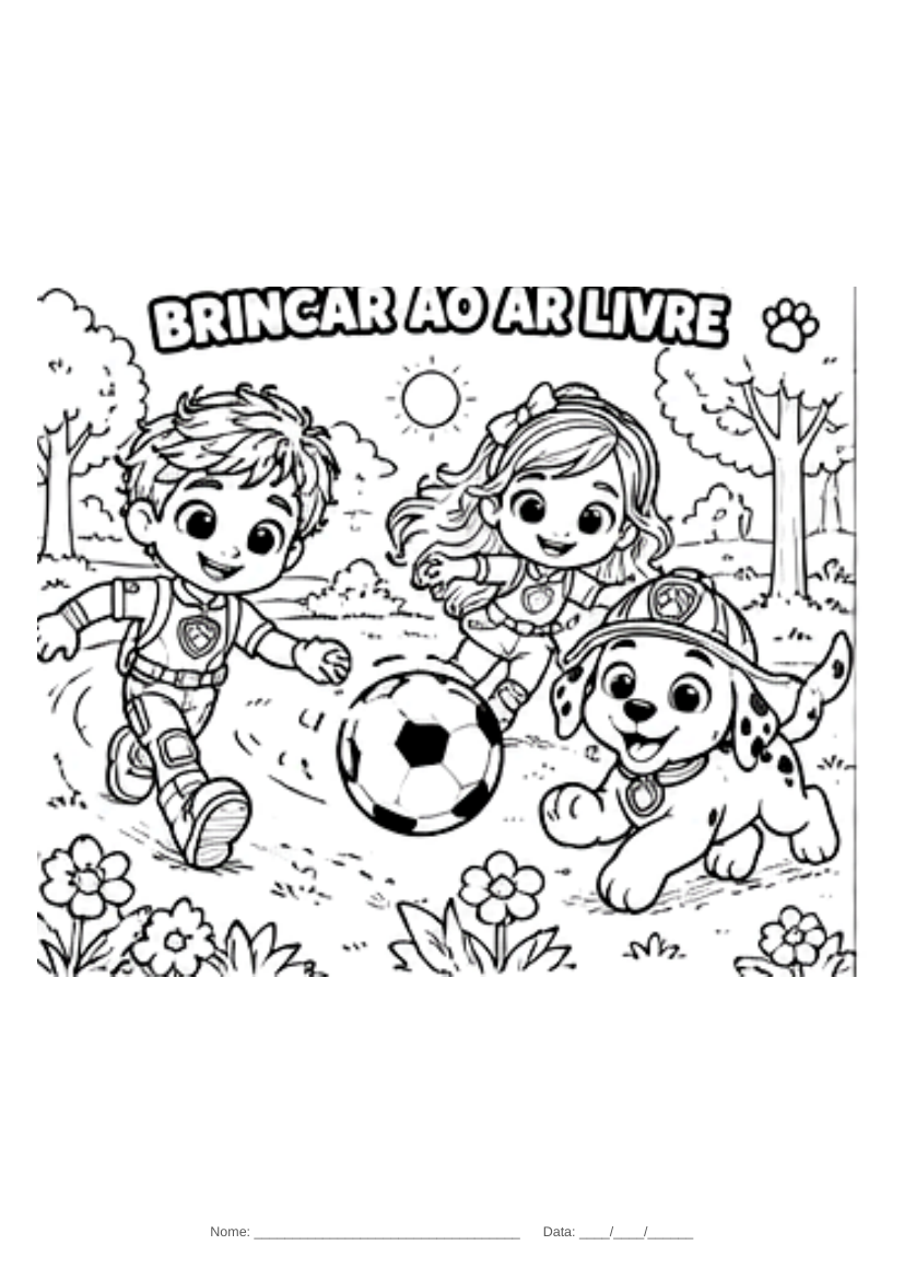 Prévia de Brincar ao Ar Livre